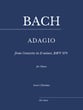 ADAGIO from Concerto in D minor, BWV 974 for Piano P.O.D. cover